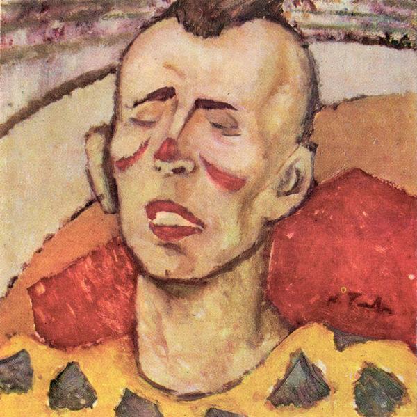 Nicolae Tonitza Clown. Sweden oil painting art
